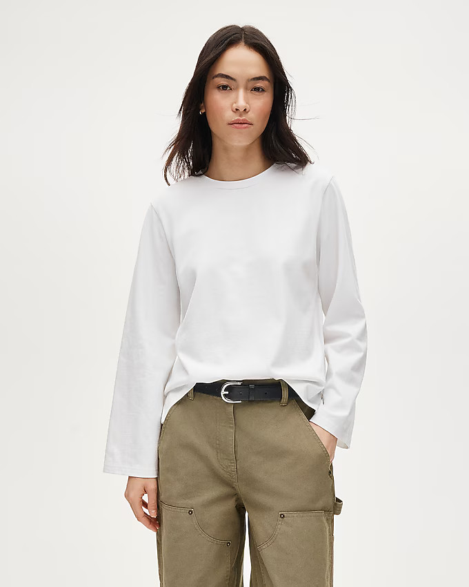 Boyfriend jersey relaxed long-sleeve T-shirt | J. Crew US