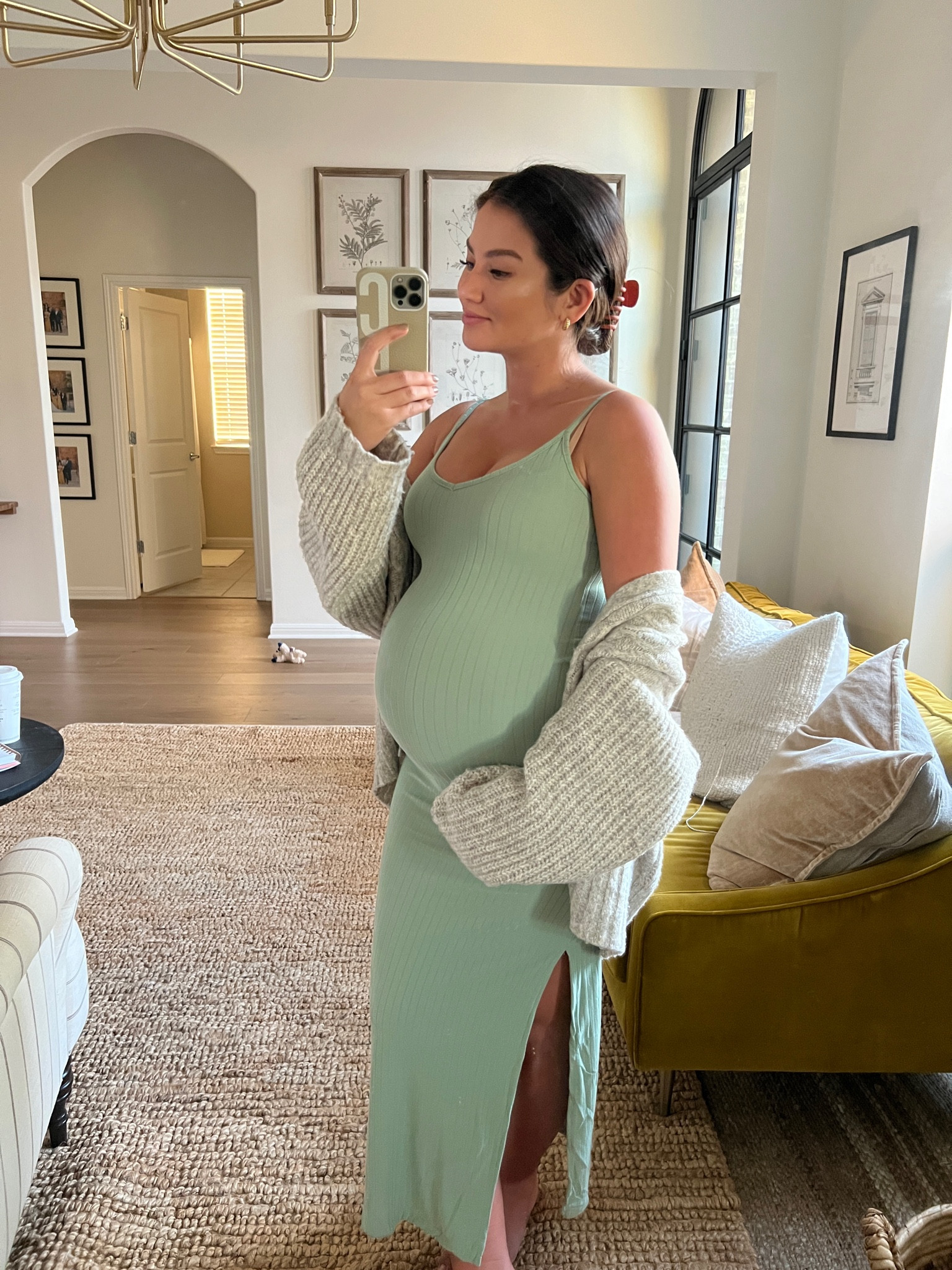 Cozy bump-fit of the day! Wearing size small

#LTKunder50 #LTKbump