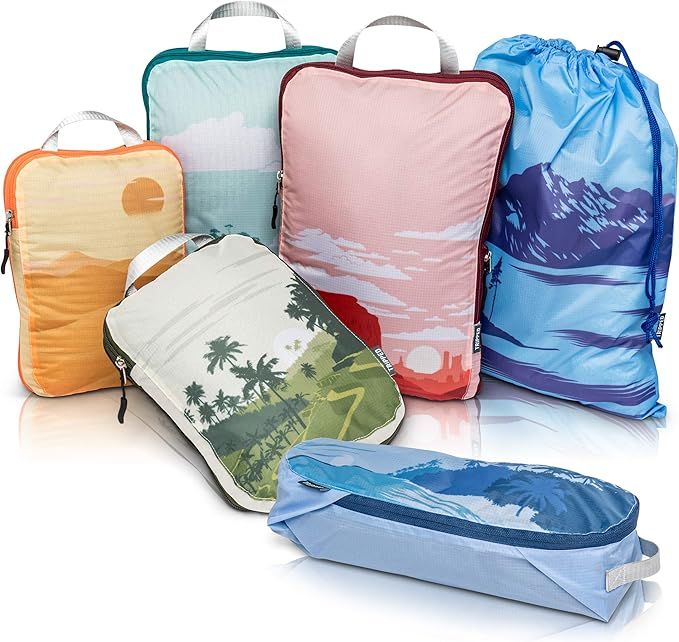 Compression Packing Cubes for Travel- Packing Cubes and Travel Organizers | Amazon (US)