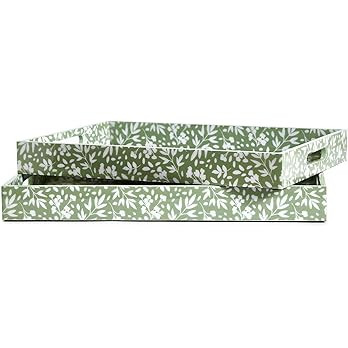 Two's Company Set of 2 Countryside Rectangle Gallery Trays, 13.75"x19" | Amazon (US)