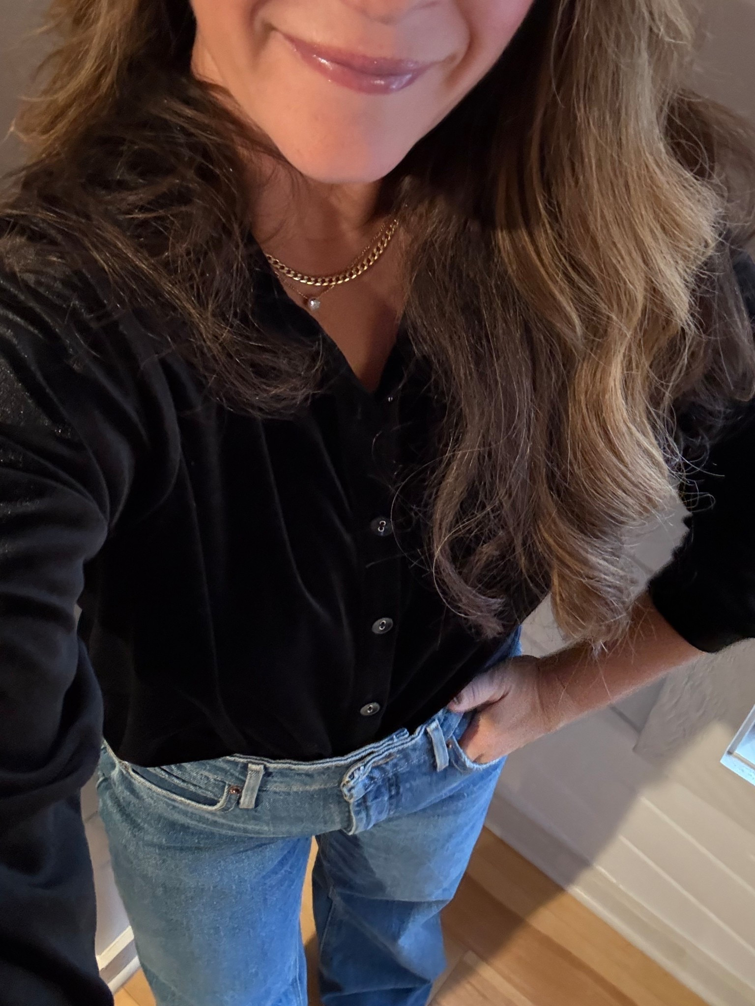 Velvet and festive tops! 

#LTKmomlife #LTKOver40 #LTKHoliday