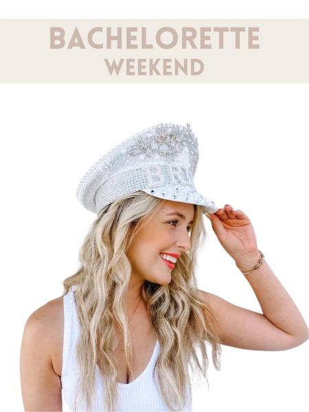 Bridal rhinestone military hat. Bride rhinestone captain hat. Sequin bride captain hat. Nautical bachelorette party. Etsy bachelorette party finds.


#LTKWedding #LTKSeasonal #LTKParties