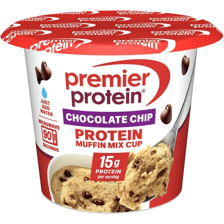 Premier Protein Chocolate Chip Protein Muffin Cup, 2.3 oz | Walmart (US)