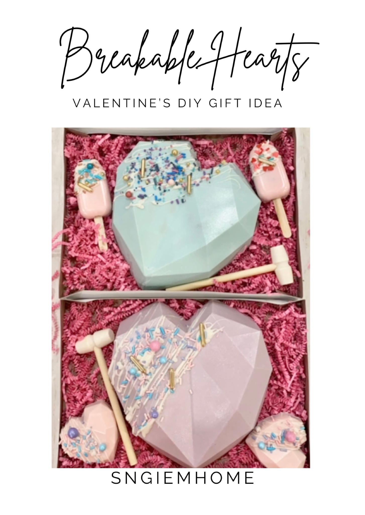Fun & easy DIY Crush chocolate hearts filled with little goodies and trinkets to show your appreciation, love and adoration for them.  Great for pretty much every family member and friend you can think of.  #LTKVALENTINES #LTKGIFTIDEA


#LTKstyletip #LTKSeasonal