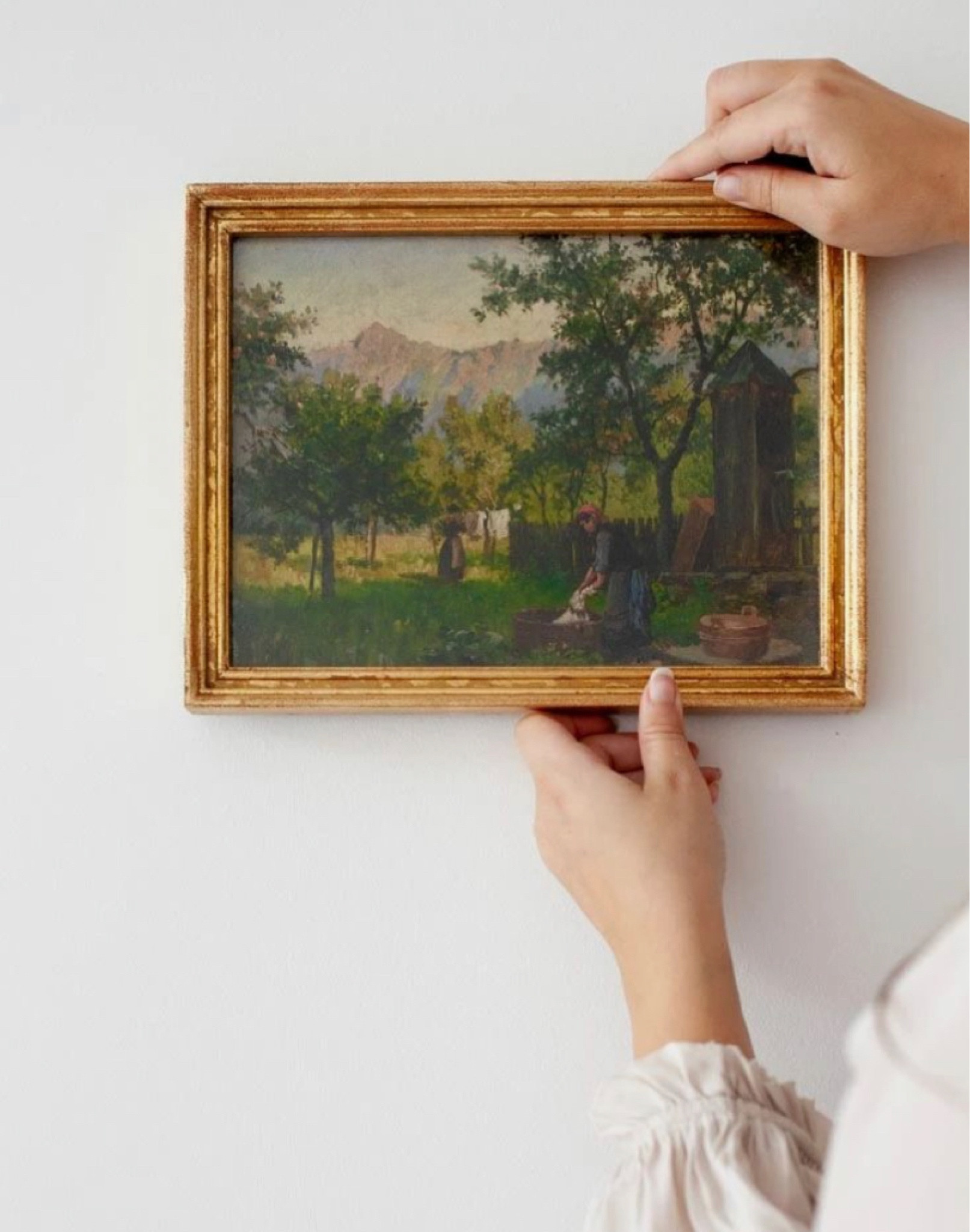 I love when petite oil paintings are framed in a detailed brass.

It is one of the simplest ways to create an antique, French aesthetic in a space.

Whether is be placed in a corner, a powder room, or added above an existing wal of art, they always adds an elevated feel. 

I have found these ones of Etsy that come in a variety of sizes, suited for your piece. I have also sourced additional antique, one-of-a-kind,  frames that I loved. 

#antiques #Interiors #interiordesign #homedecor #homedesign #decor #art #frames #artwork #maisonmayfaire #frenchart #frenchantiques #frenchinteriors #frenchstyle 

#LTKeurope #LTKhome