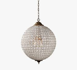 Hersch Crystal Round Chandelier (18"-24") | Pottery Barn (US)