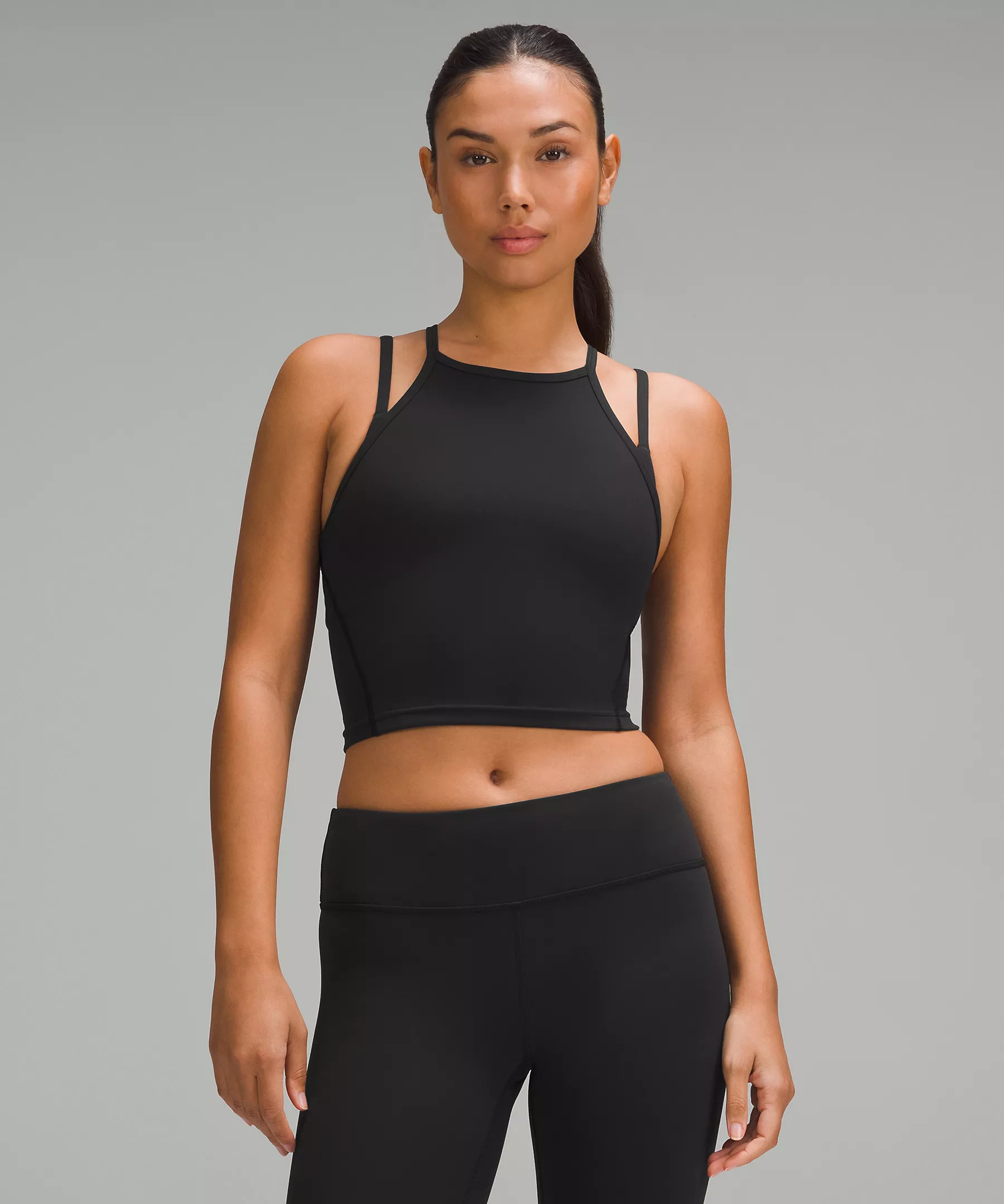Wunder Train High-Neck Cross-Back Tank Top | Lululemon (US)