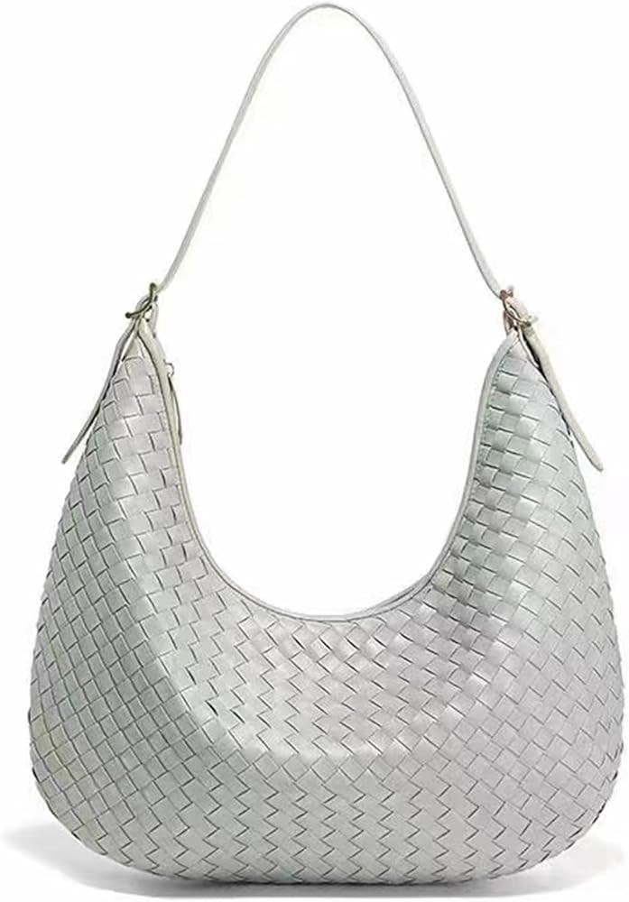 Shoulder Handbags Shoulder Bag for Women Totes Woven Vegan Leather Bag Hand Bag Working Lightweig... | Amazon (US)