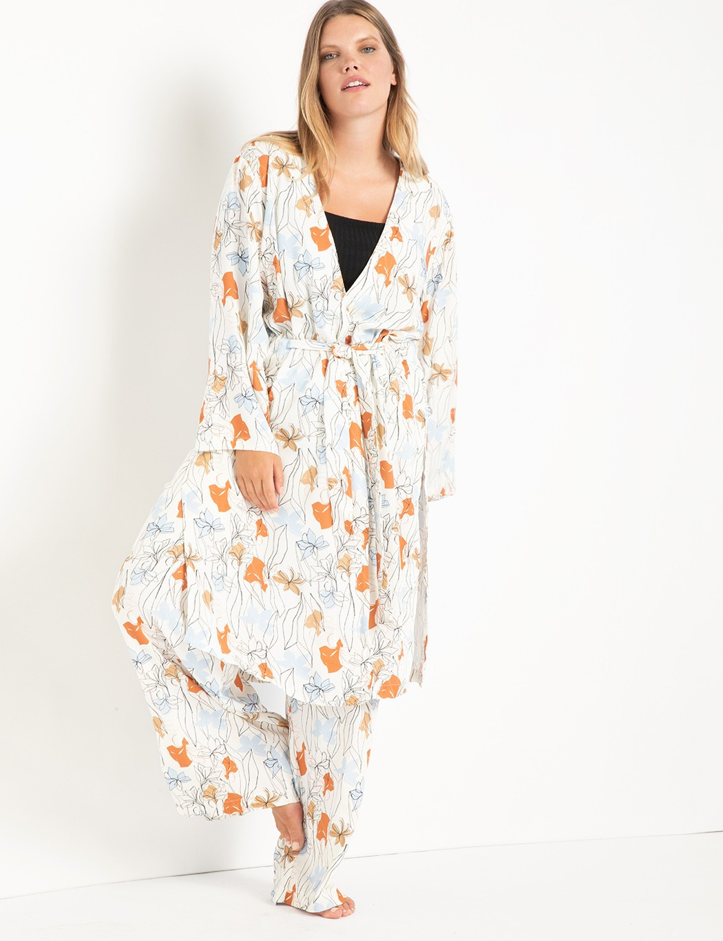 Printed Duster | Eloquii