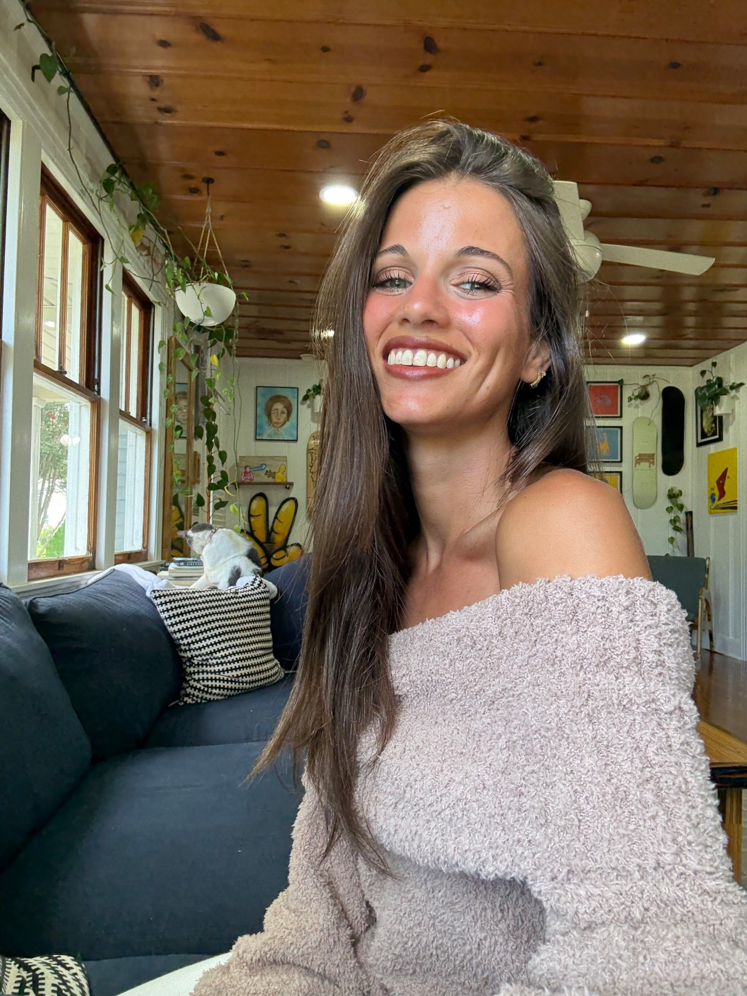 Knit off tge shoulder sweater🤎

#LTKPetite #LTKSeasonal #LTKFindsUnder100