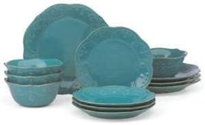Lenox French Perle Peacock 12-piece Dinnerware Set | Amazon (US)