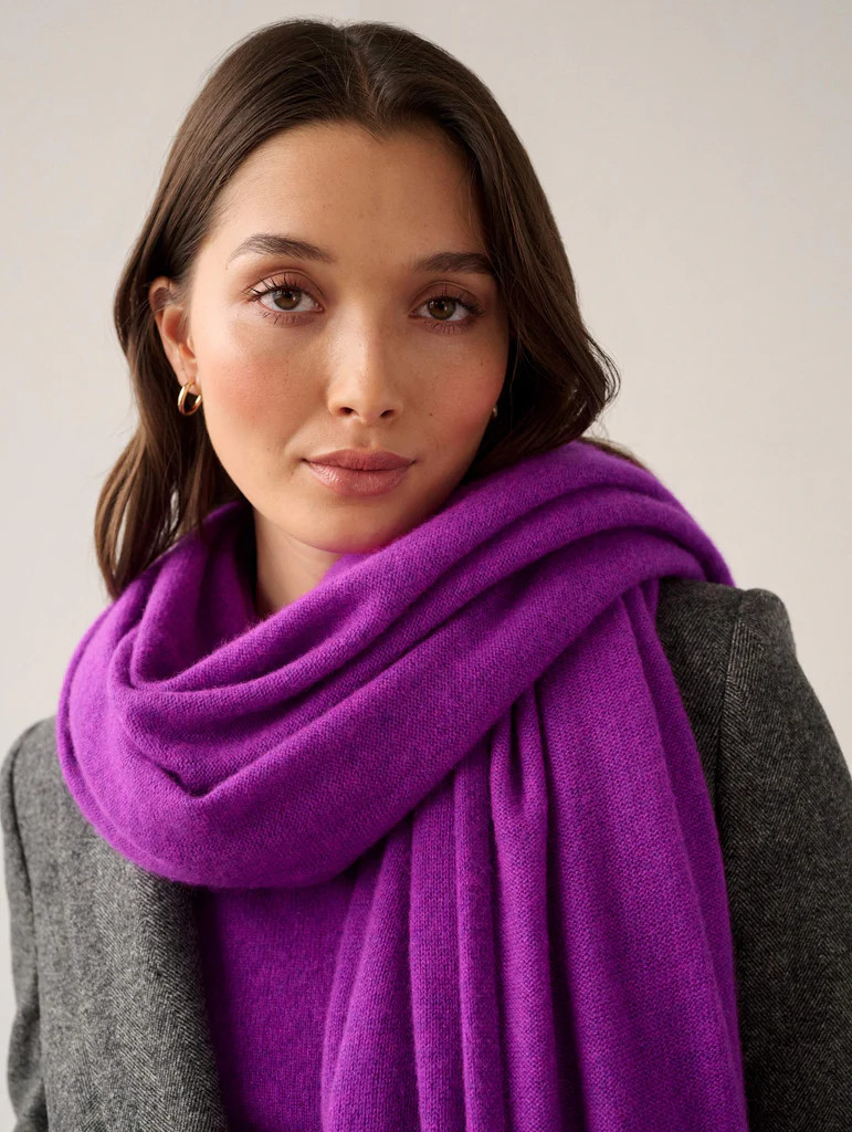 cashmere travel wrap | White and Warren