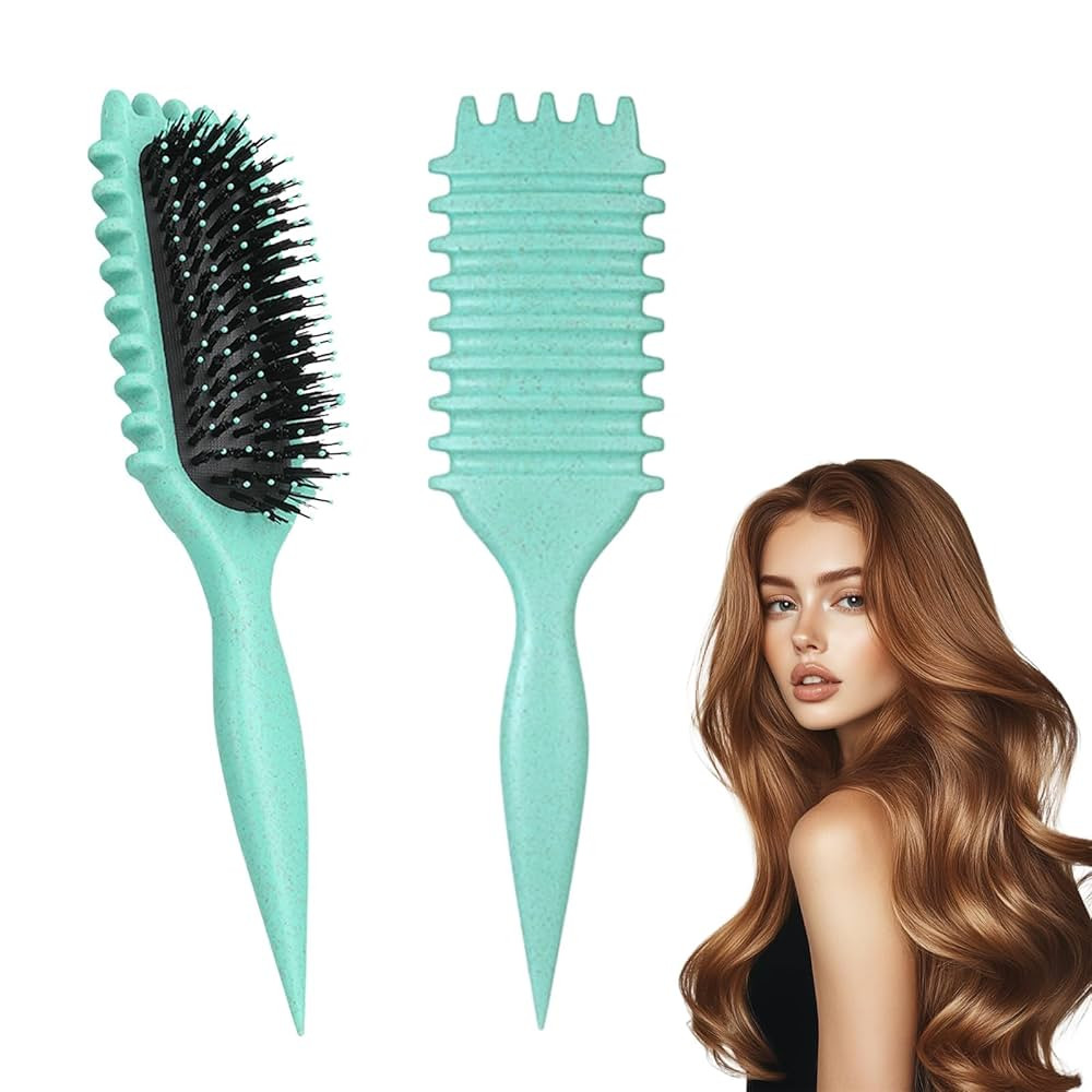 Curl Defining Hair Brush, 2025 Flash Hair Styling Brush for Curly Hair, Shaping & Defining Curls ... | Amazon (US)