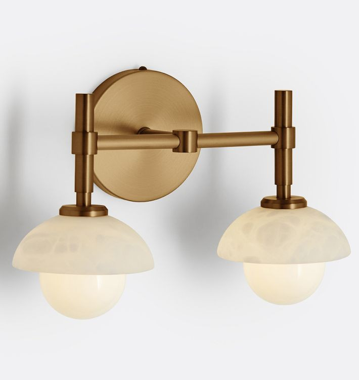 Greenwich Double Sconce | Rejuvenation