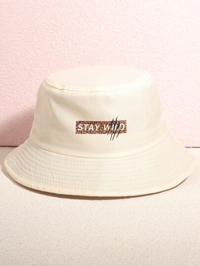 Letter Graphic Bucket Hat | SHEIN