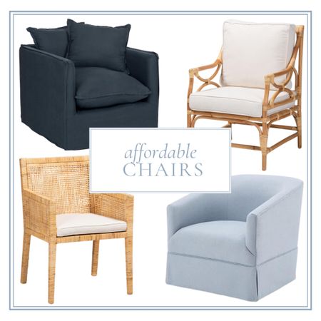 Affordable, designer-inspired, coastal accent chairs



#LTKhome #LTKstyletip