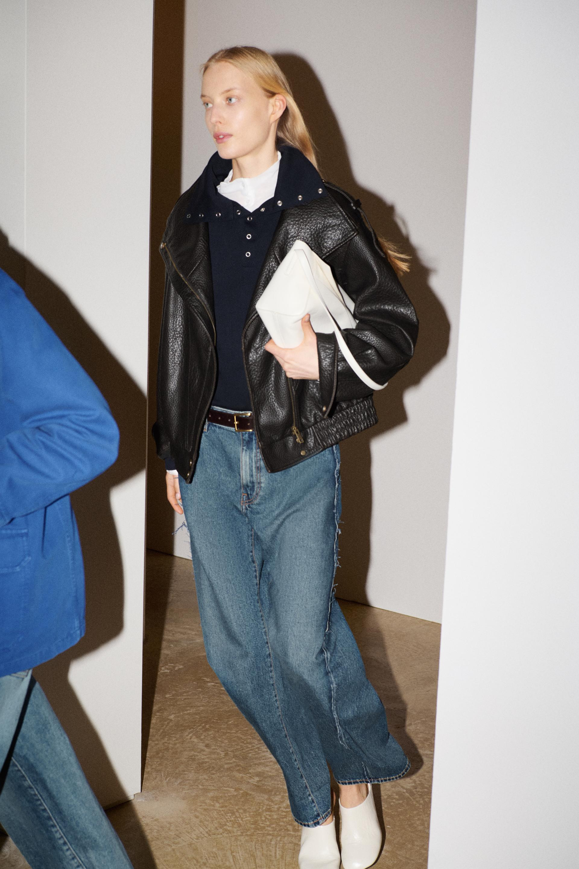 FAUX LEATHER BOMBER JACKET | Zara US