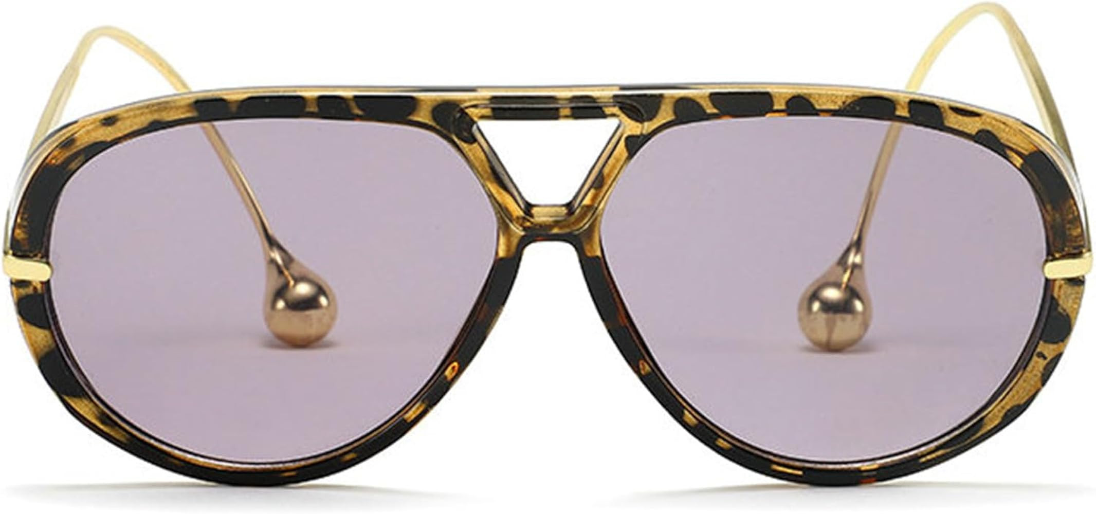 willochra Vintage Oversized Pilot Shield Sunglasses Women Luxury Trendy Sun Glasses For Ladies Bi... | Amazon (US)