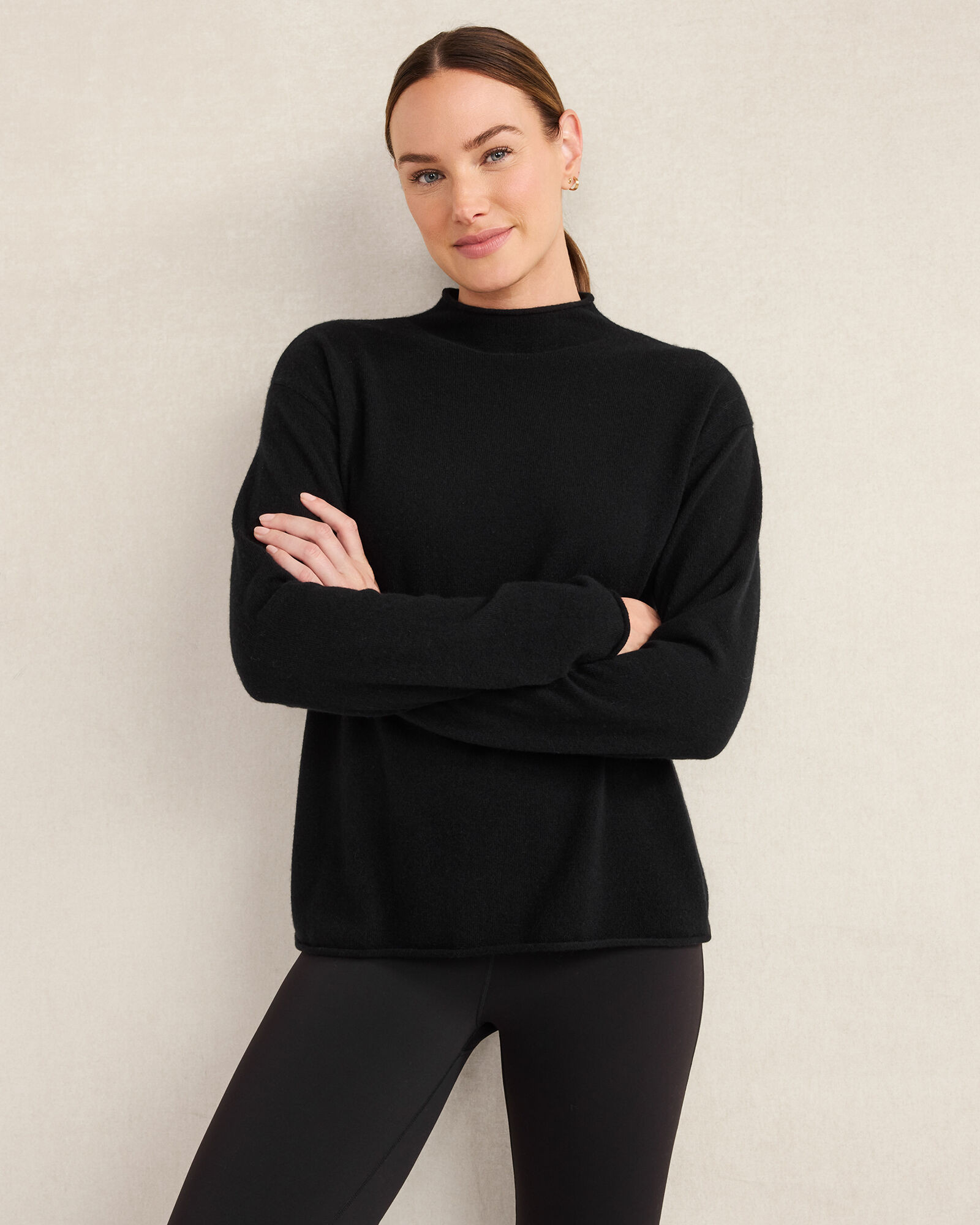 Cashmere Mockneck Sweater | Haven Well Within