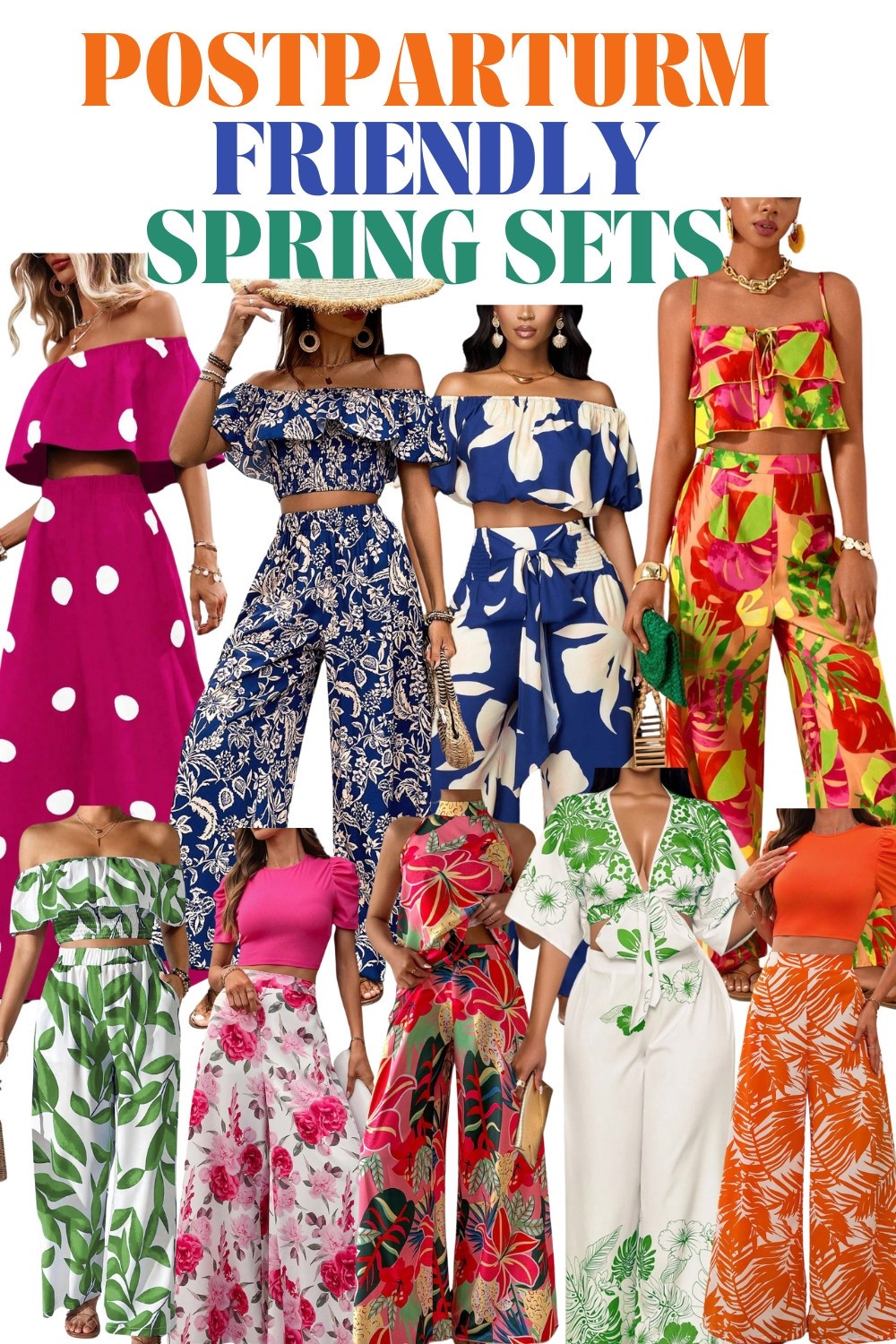 Must have Postpartum Friendly Spring Matching Sets 

#LTKFindsUnder50 #LTKStyleTip #LTKFestival