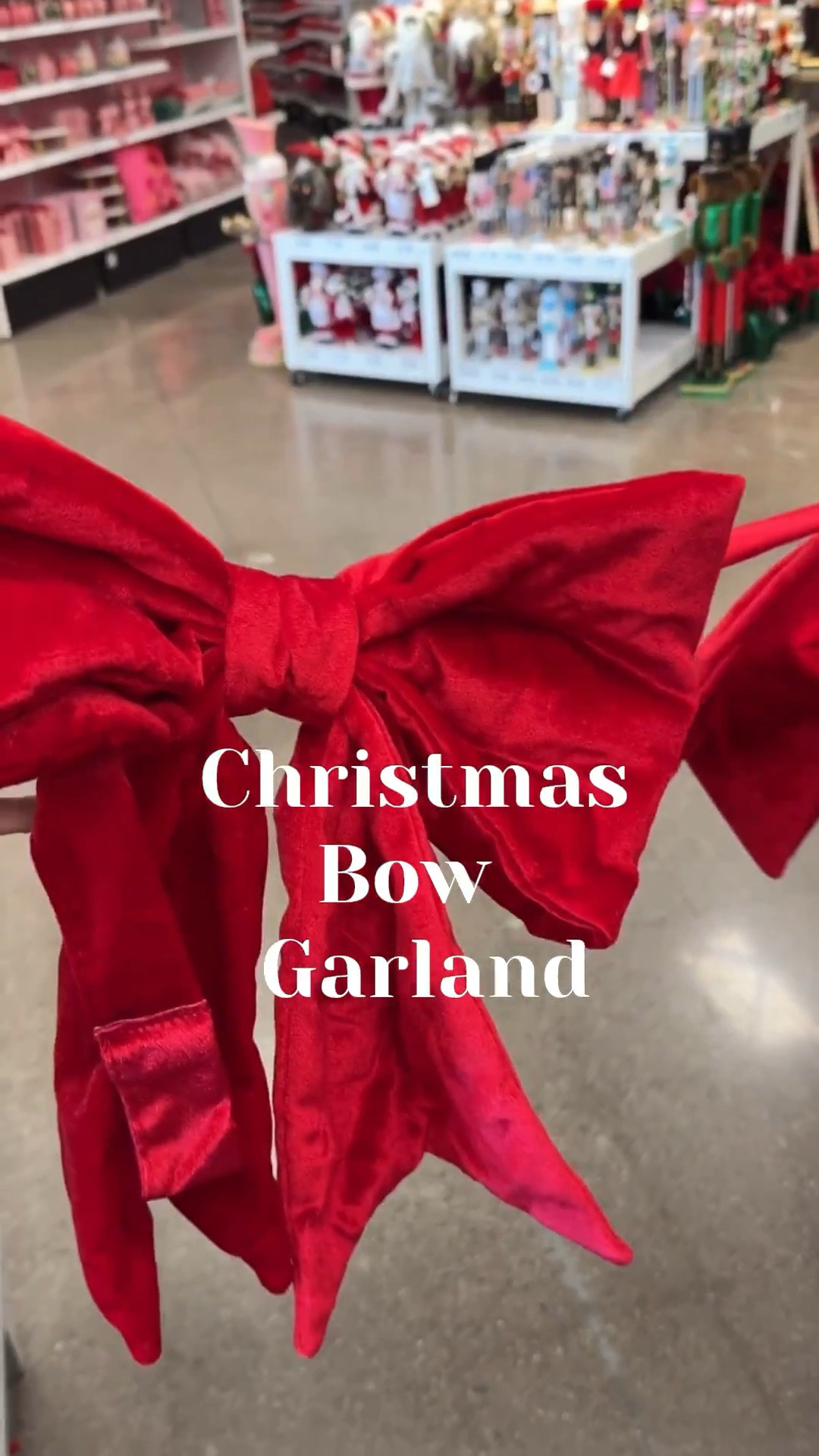 Michael’s has the cutest   bow garlands 🎀

#LTKHoliday #LTKSeasonal #LTKHome