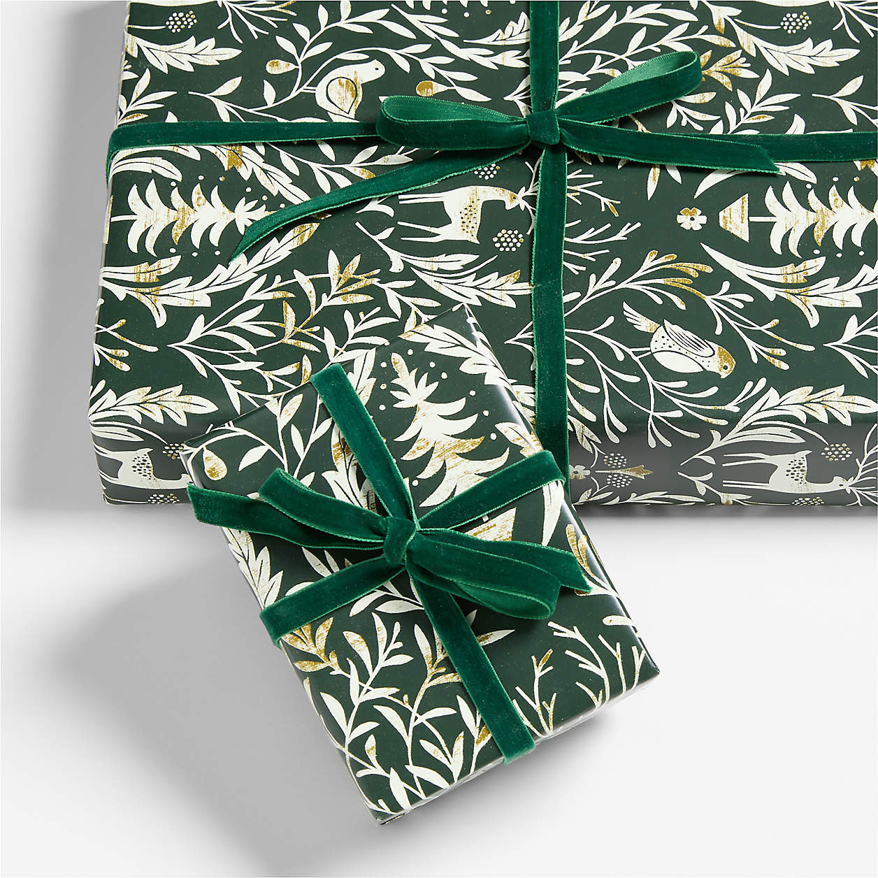 Nordic Forest Holiday Gift Wrap + Reviews | Crate & Barrel | Crate & Barrel
