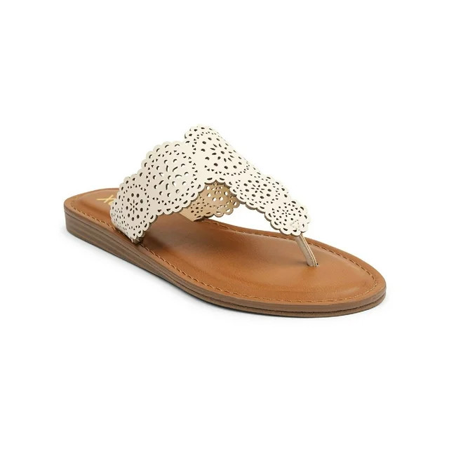 XOXO Womens Rally Slip On Perforated Flip-Flops | Walmart (US)