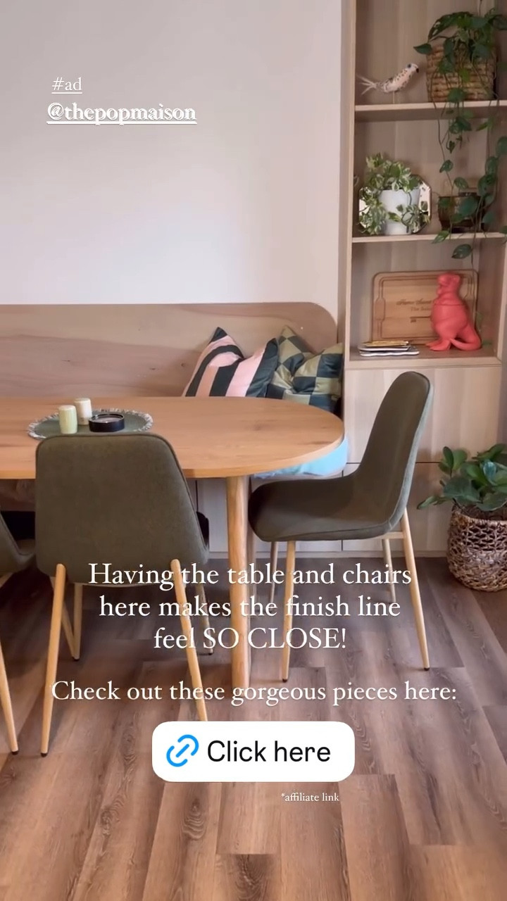 I love this table and chairs set SO MUCH! Can’t wait to see the whole project together. @thepopmaison  #ad 

#LTKWatchNow 

#LTKFamily #LTKHome
