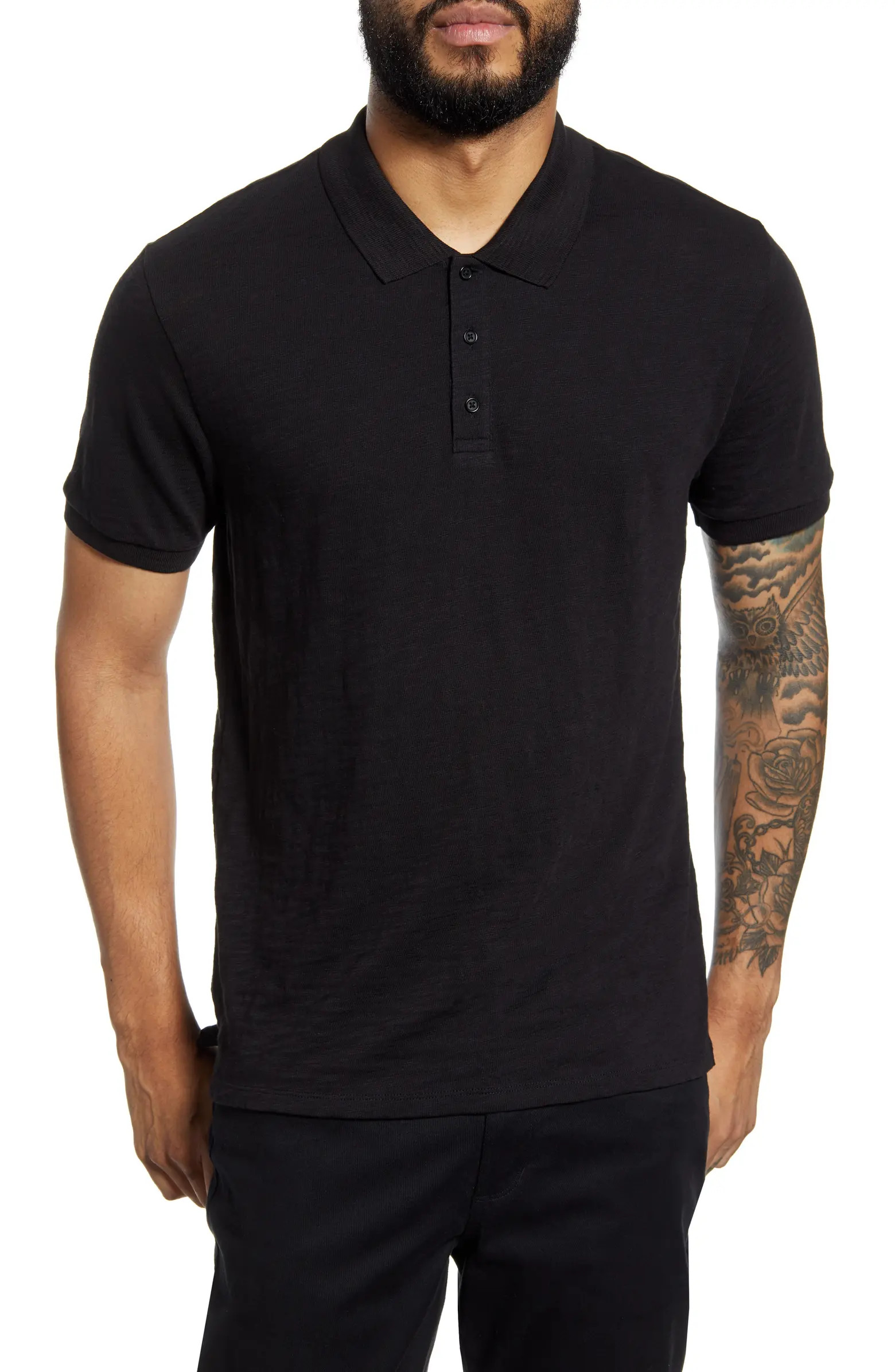 Vince Cotton Slub Jersey Polo | Nordstromrack | Nordstrom Rack