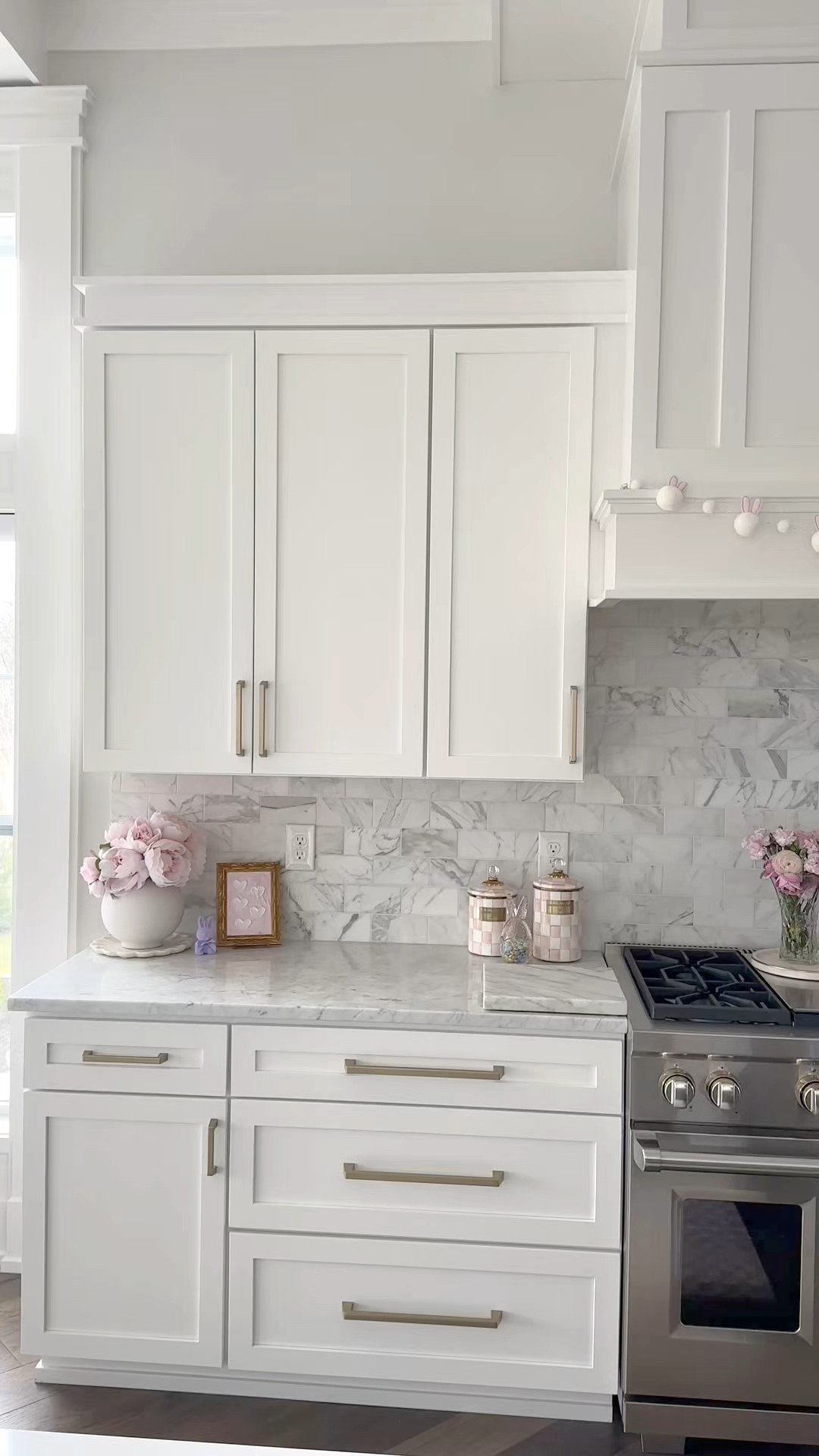 Spring kitchen inspo.  I love this bunny wreath.  It’s even prettier in person.   It has a nice sparkle to it.  

#LTKFindsUnder100 #LTKHome