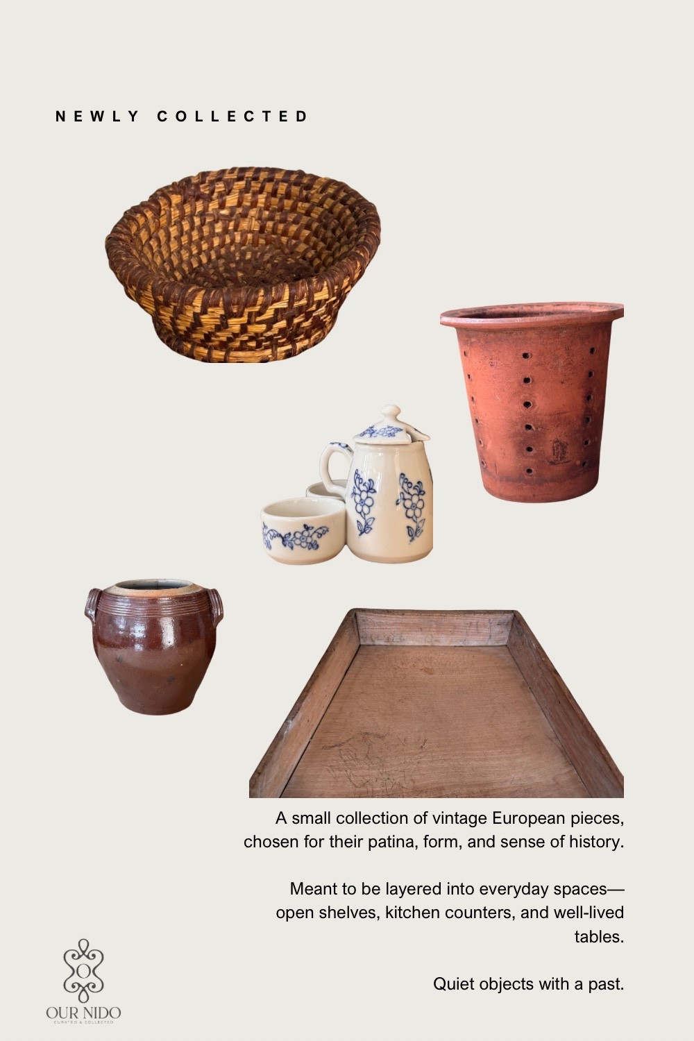 Newly collected pieces—quiet, timeworn, and meant to be lived with.

New at the shop 🤍

#LTKHome