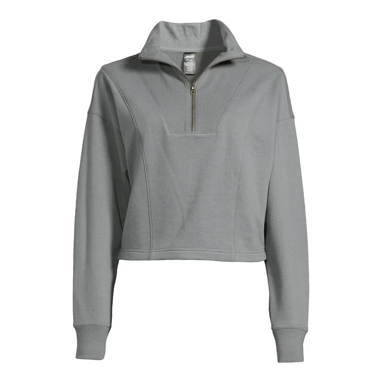 Avia Women's Fashion Quarter Zip Sweatshirt | Walmart (US)