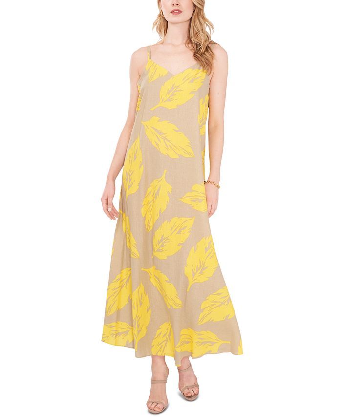 1.STATE Women's Leaf-Print Maxi Dress & Reviews - Swimsuits & Cover-Ups - Women - Macy's | Macys (US)