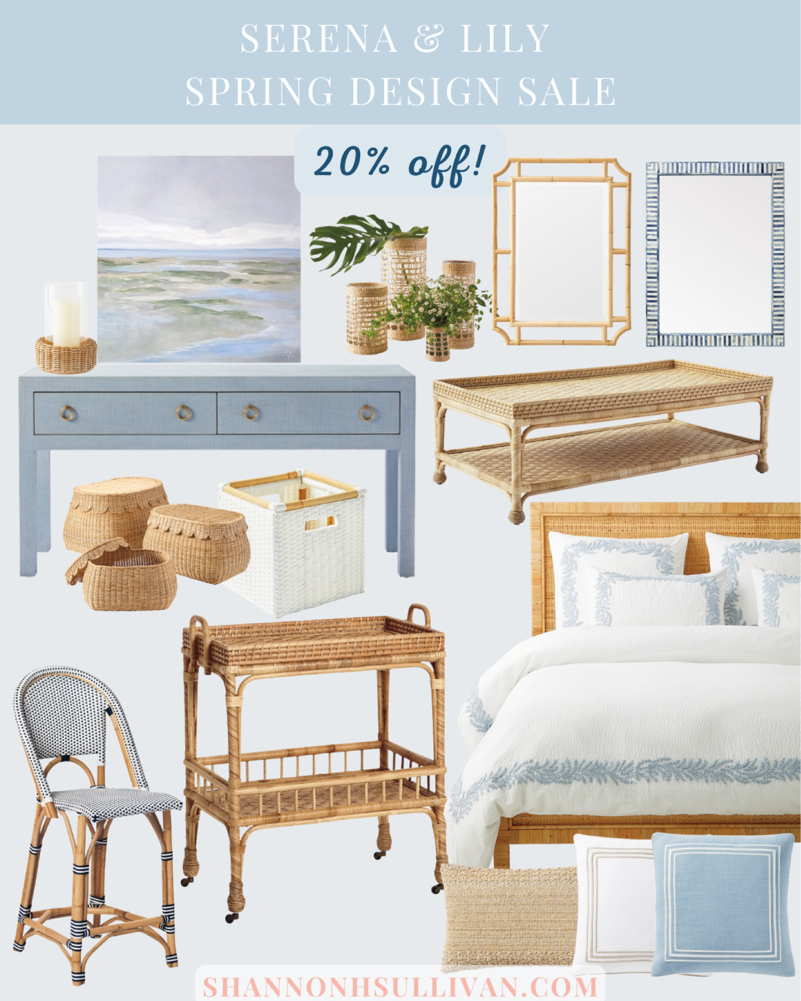 Serena & Lily Spring Design sale everything 20% off, including sale styles using code ‘SPRING’ / now is the perfect time to refresh your home decor for spring! 

#LTKhome #LTKSale #LTKsalealert