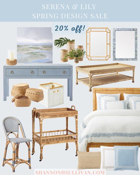 Serena & Lily Spring Design sale everything 20% off, including sale styles using code ‘SPRING’ / now is the perfect time to refresh your home decor for spring! 

#LTKhome #LTKSale #LTKsalealert