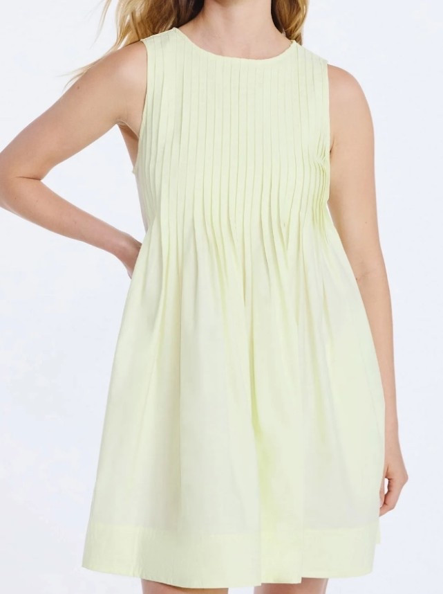 Adore the pleated neck detail on this dress! Under $35 and so good for spring & summer! Linked other new arrivals!