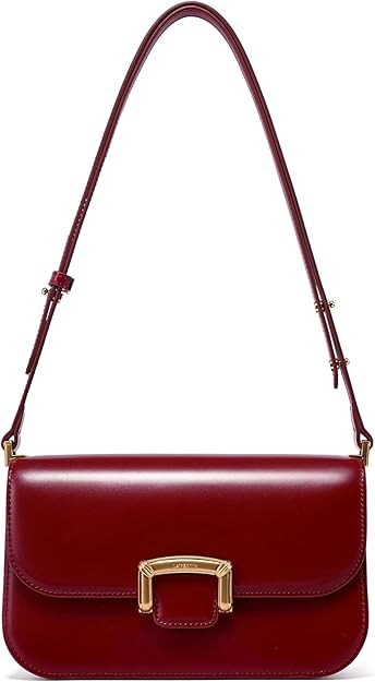 LA FESTIN Leather Shoulder Bag for Women Adjustable Strap Crossbody Bag Satchel Handbag Purses - ... | Amazon (US)