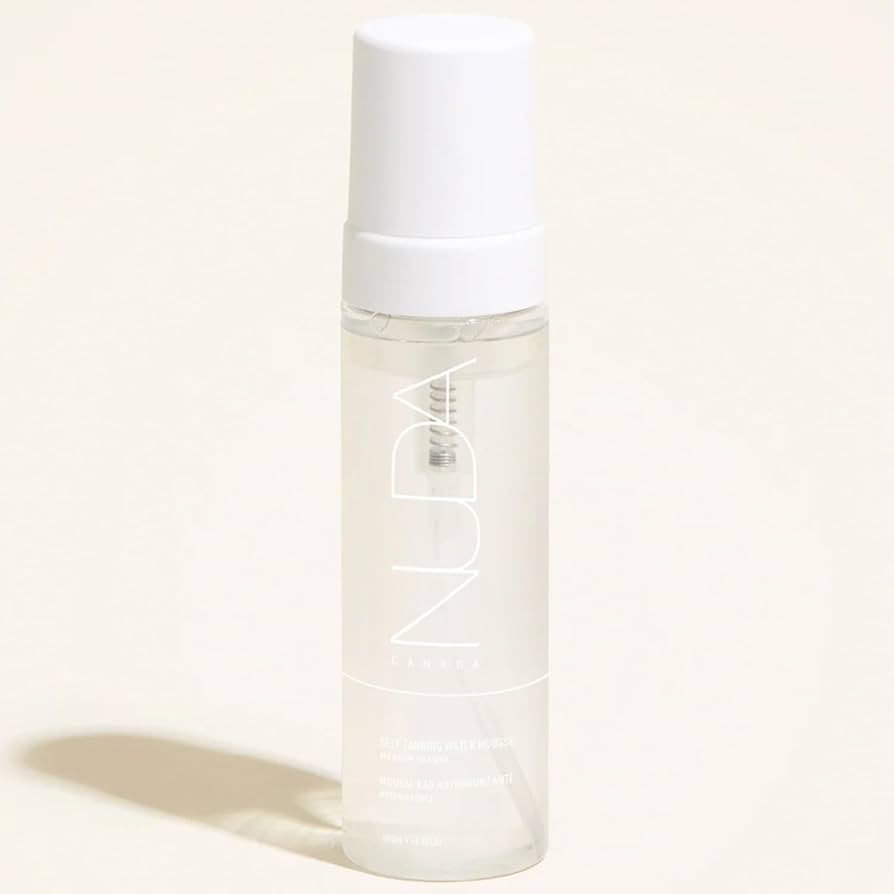 Nuda Self Tanning Water Mousse - Medium to Dark | Streak & Transfer-Free Clear Self Tanner | Hydr... | Amazon (US)