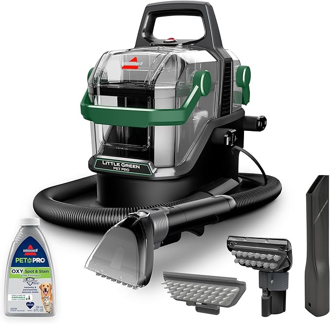 BISSELL® Little Green® Pet Pro Portable Carpet Cleaner Portable Carpet and Upholstery Deep Clea... | Amazon (US)