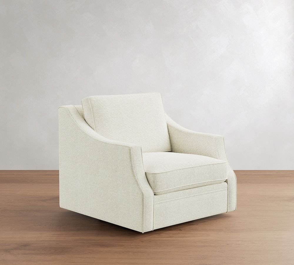 Piedmont Swivel Chair | Pottery Barn (US)