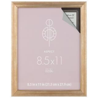 Gold Narrow 8.5" x 11" Frame, Aspect by Studio Décor® | Michaels Stores