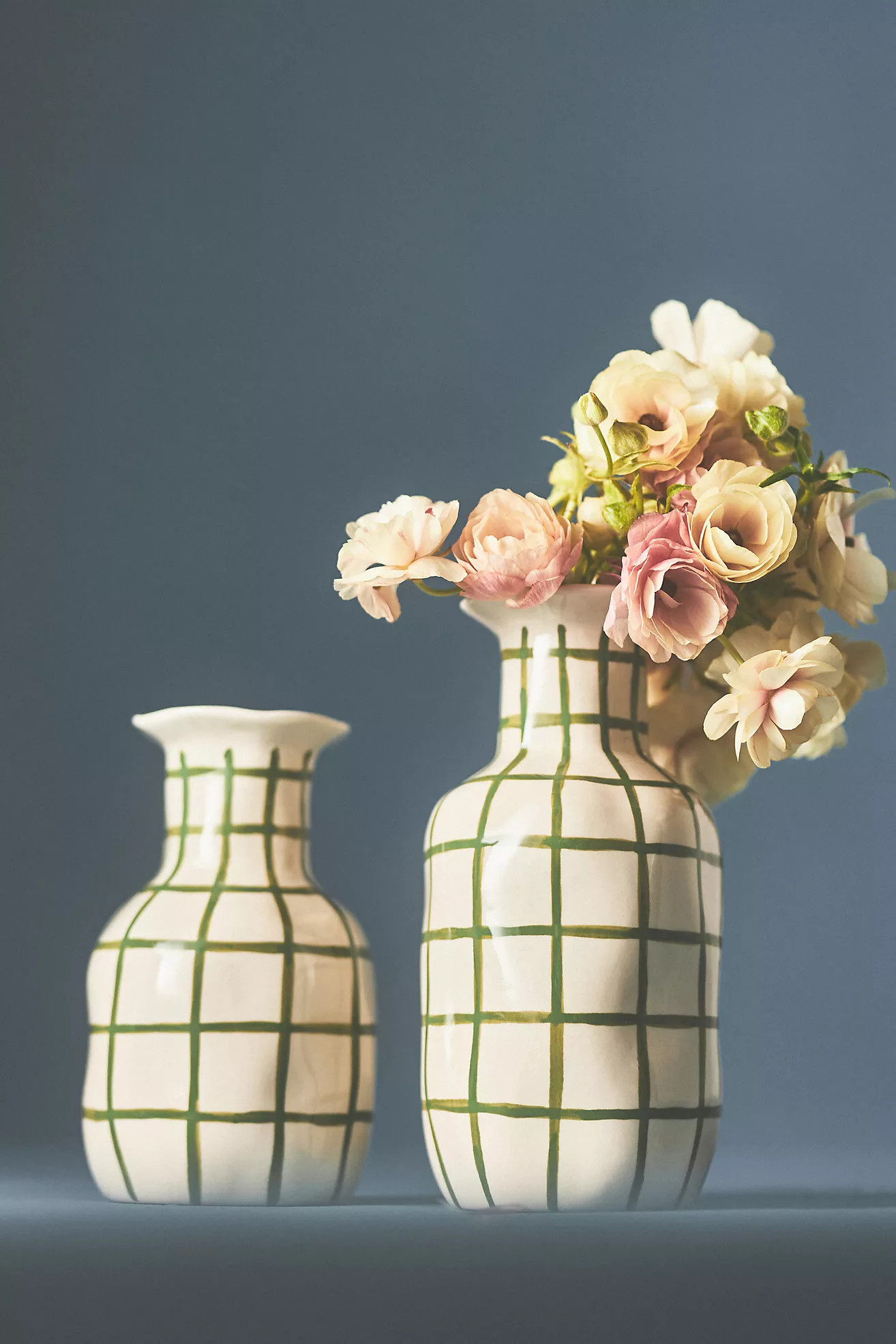 Green Checkered Vase | Anthropologie (US)