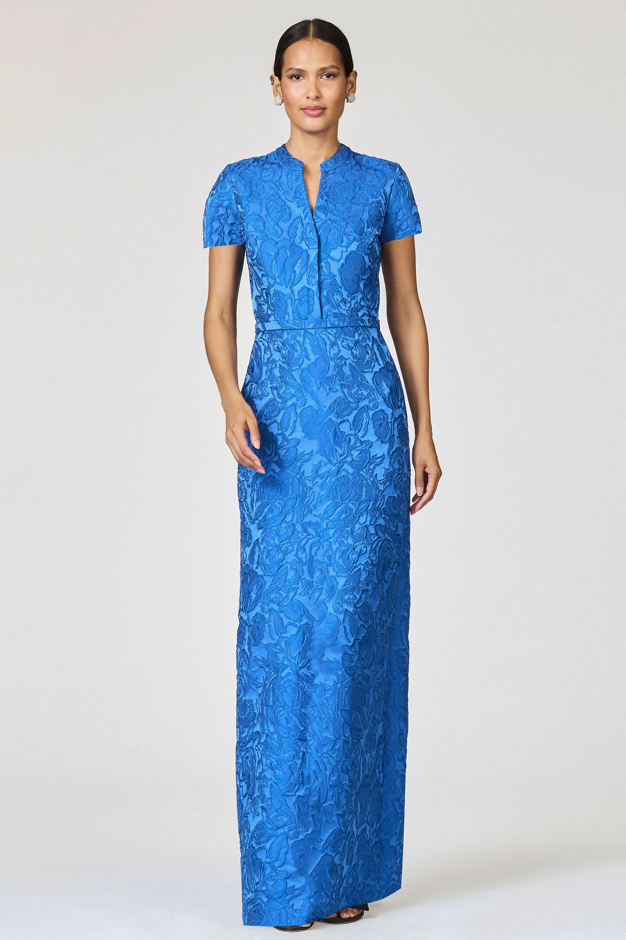 CLOQUE JUSTINE GOWN - MOONBEAM | Sachin and Babi