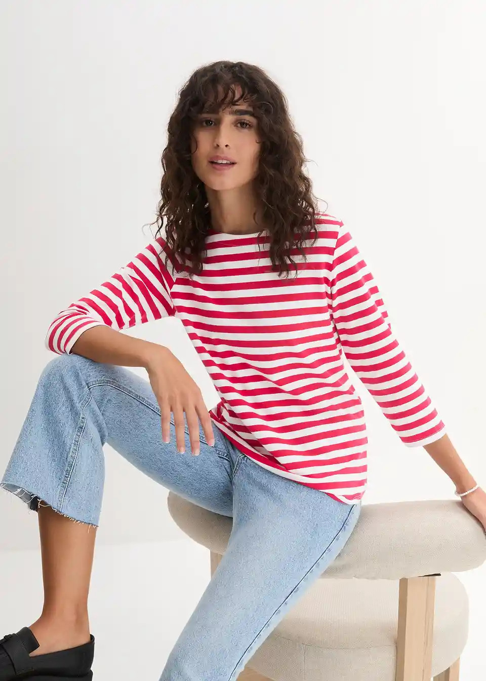 Shirt mit U-Boot-Ausschnitt | Bonprix DE