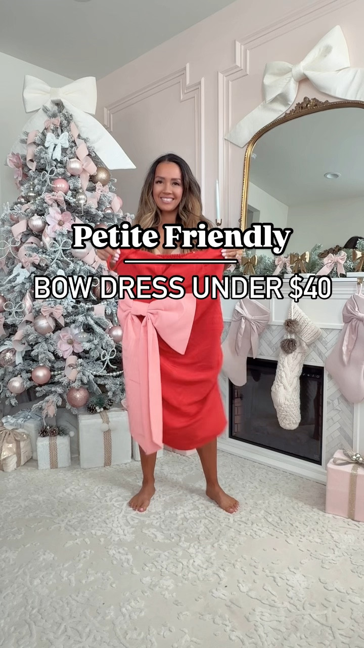 The prettiest red and pink bow dress! Only $36 and the quality is 10/10! Perfect for a holiday dress or Valentine’s Day!

Wearing size XXS 

#LTKWatchNow #LTKHoliday #LTKFindsUnder50