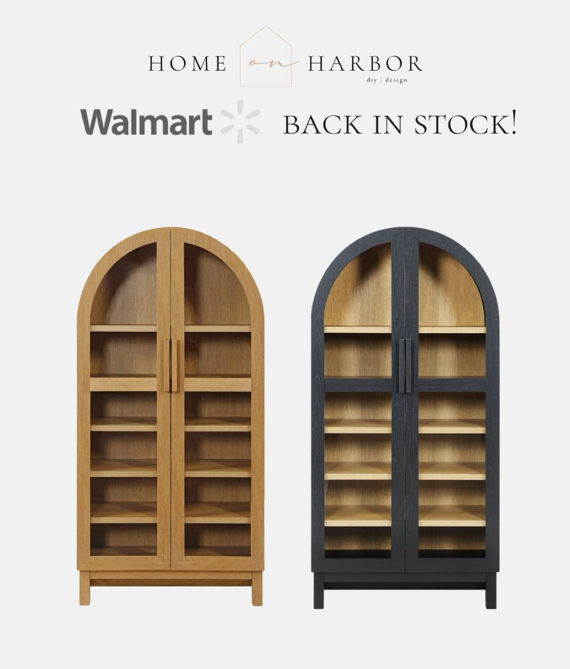 Designer inspired cabinet back in stock and one color is on sale too! 

#LTKSaleAlert #LTKHome