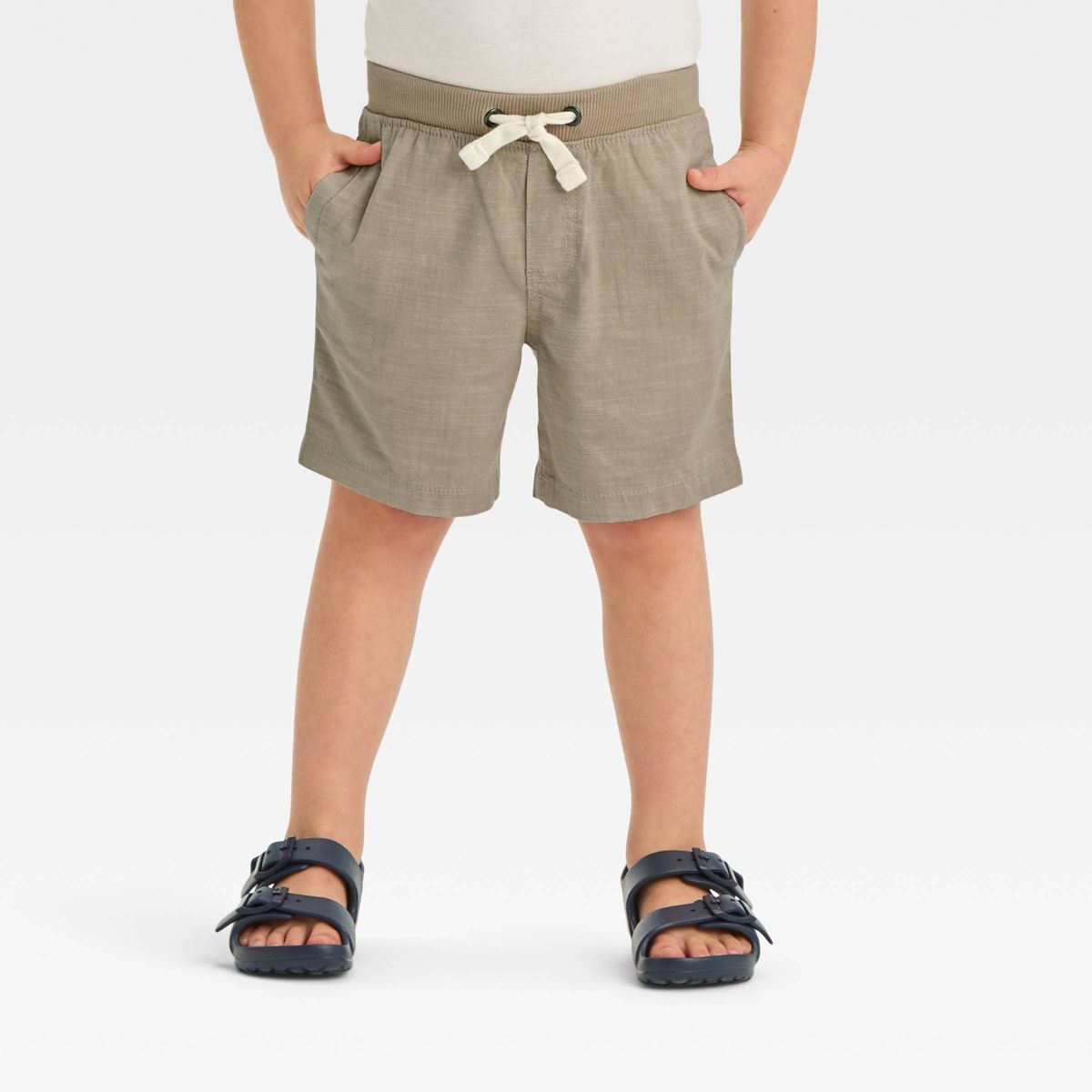 Toddler Boys' Chambray Solid Pull-On Shorts - Cat & Jack™ | Target