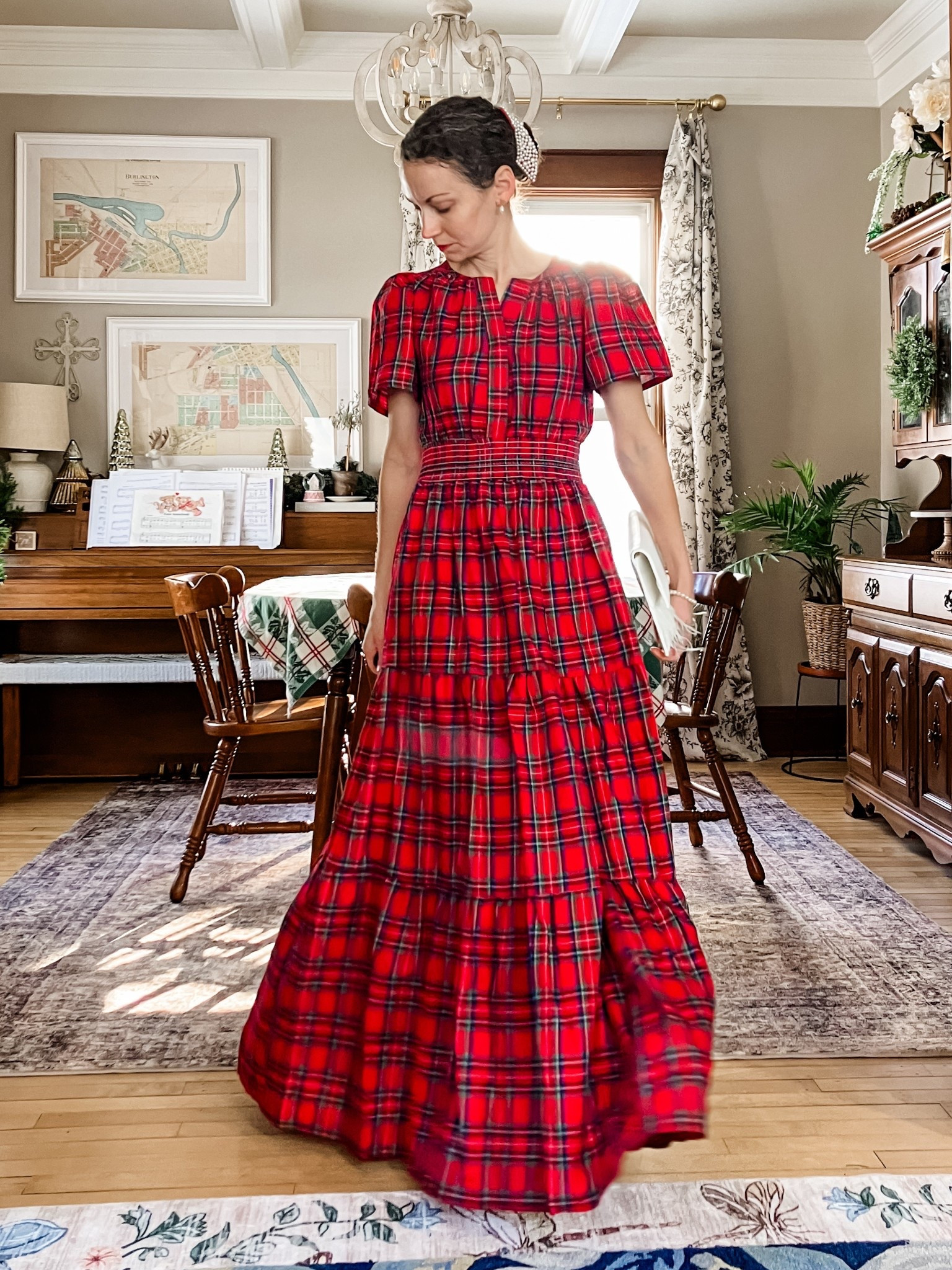 Red plaid dress for Christmas!
Petite outfit. Classic outfit. Modest outfit. Christmas outfit. Holiday outfit  

#LTKOver40 #LTKdayinmylife #LTKHoliday