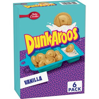 Dunkaroos Vanilla Cookies & Vanilla Frosting, 6 ct, 9 oz | CVS Health