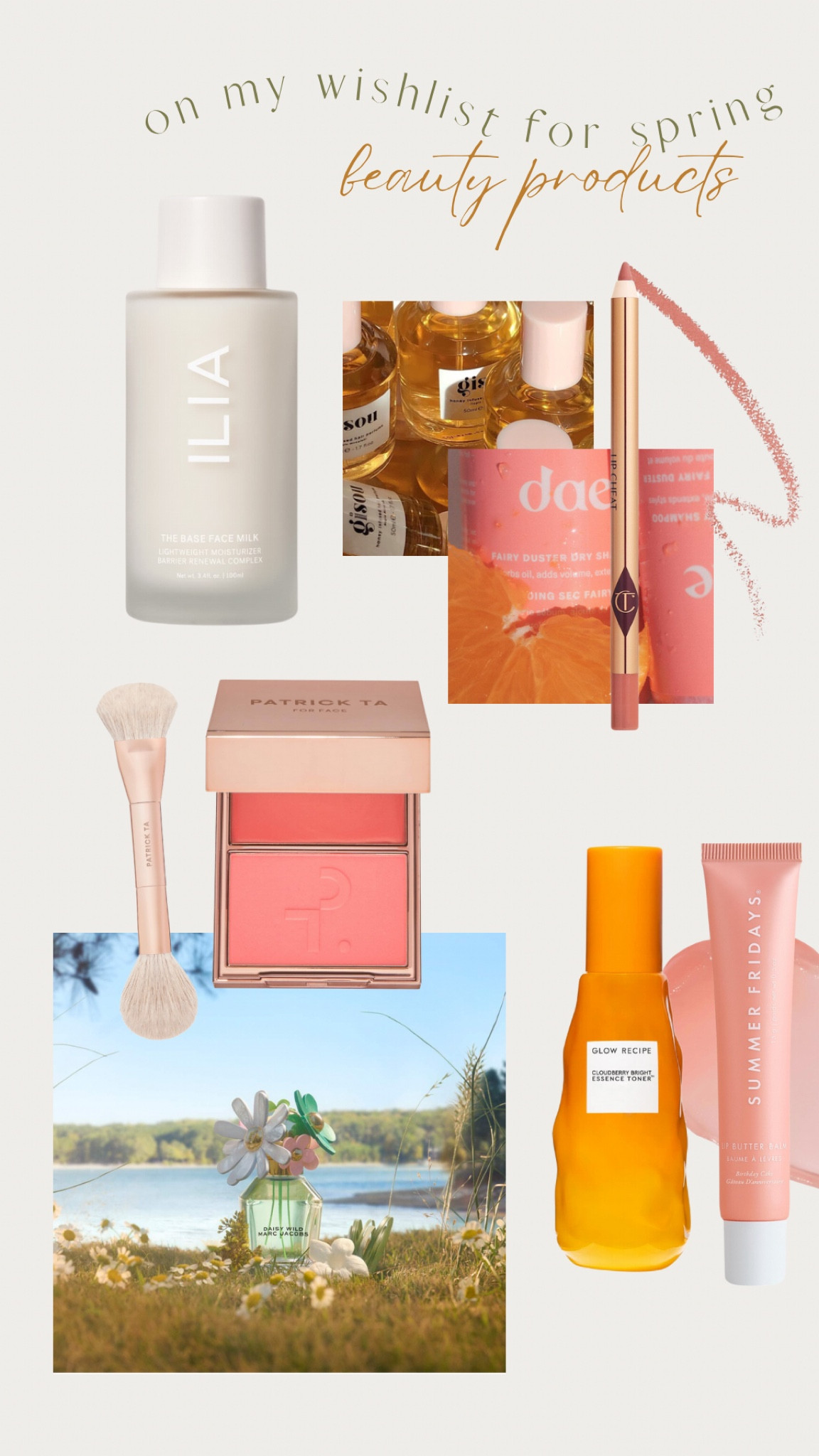 What I’m wishing for this Spring! Some oldies & some new releases. 

#LTKbeauty #LTKSeasonal #LTKstyletip